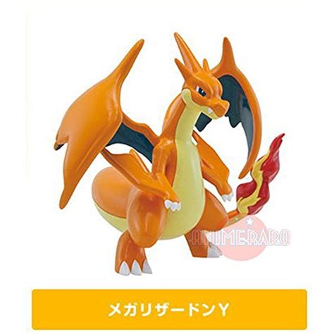 Tomy Official Pokemon Charizard And Mega Charizard 4 Exclusive Action