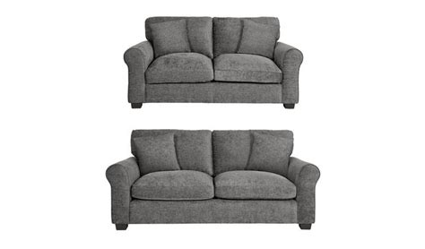 Buy Argos Home Tammy Fabric 2 Seater And 3 Seater Sofa Charcoal Sofa