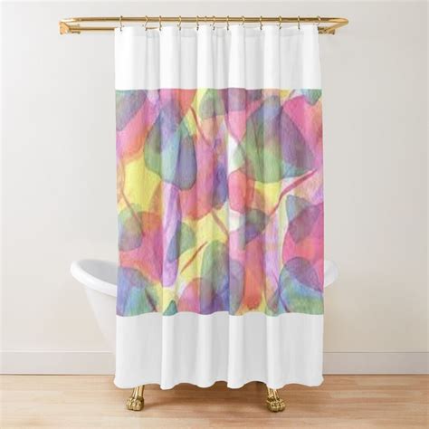 Colorful Illustration In Pastel Shower Curtain By Steelpaulo Curtains Shower Curtain Color