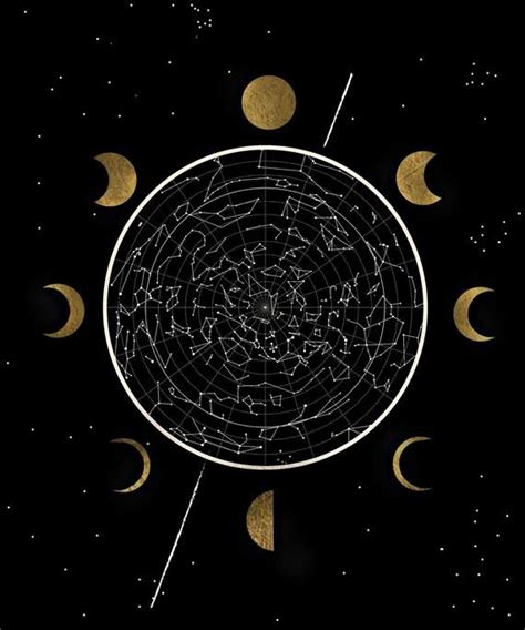 Celestial Constellation Art Print Clouds Celestial Lunar Etsy In 2021
