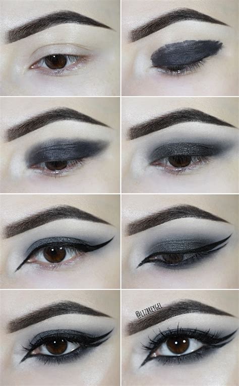 Captivating Goth Smoky Eye With Double Eyeliner Step By Step Makeup Tutorial — Moon And Sugar