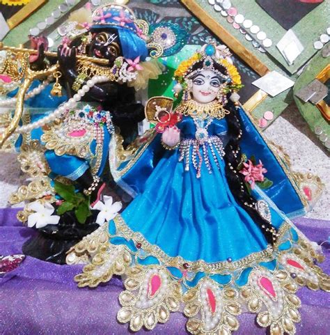 Lord Radha Krishna Marble Deity Murty Statue Vigraha Black And