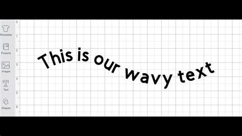 Cricut Design Space Wavy Text The Simple Way Youtube