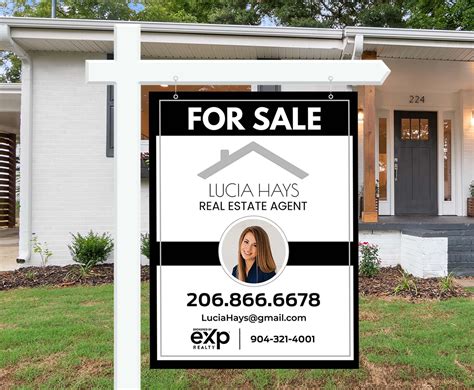 Real Estate Yard Sign Design For Sale Yard Sign Open House Etsy Canada