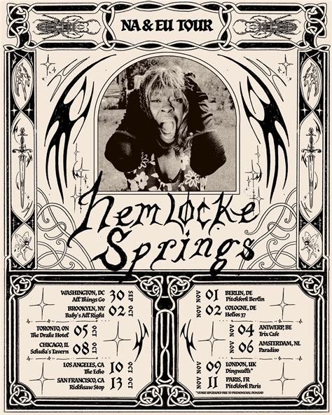 Hemlocke Springs Announces Fall Shows