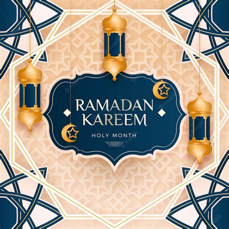 Premium Vector Realistic Ramadan Illustration