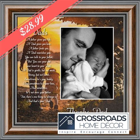 Dad Personalize And Meaningful Picture Frame Ts For Dad 10x10 6343