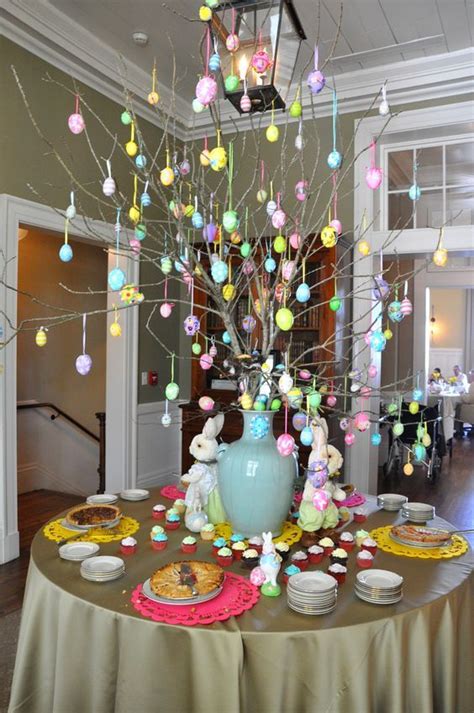 Pretty Easter Egg Tree Easter Centerpieces Diy Easter Decorations