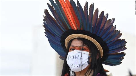 Brazil S Indigenous Groups Protest Bill That Would Allow Commercial Mining On Their Land Cnn