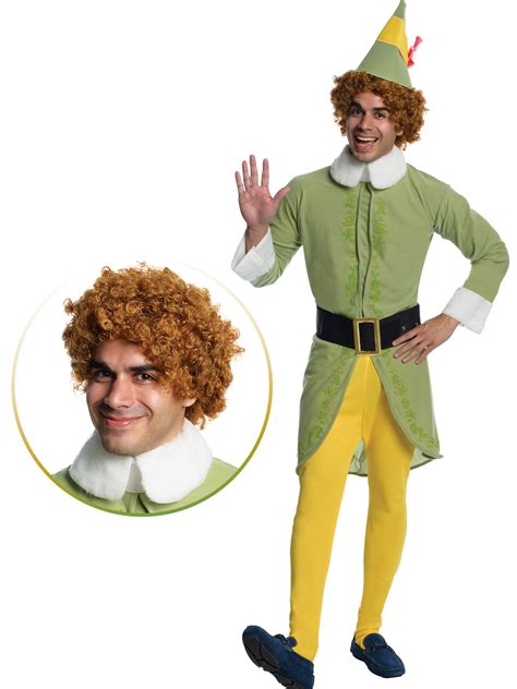 Rubie S Men S Buddy The Elf Costume And Wig Kit