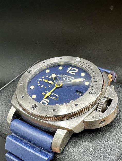 Panerai Luminor Submersible 1950 3 Days Gmt Titanium Pam00719 Pole2pole