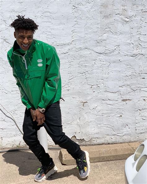 Off White Green Jacket Worn By Nba Youngboy On His Instagram Account