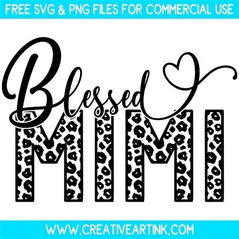 Blessed Mimi Svg Free Svg Files