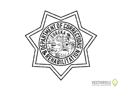 California Department Of Corrections Badge Simple Ca Corrections