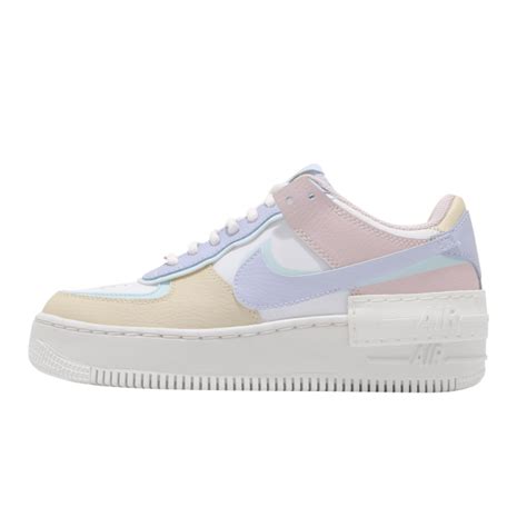 Hues of pinks, purples, blues and greens in materials such as matte plastic, leather and. BUY Nike WMNS Air Force 1 Shadow White Glacier Blue Ghost ...