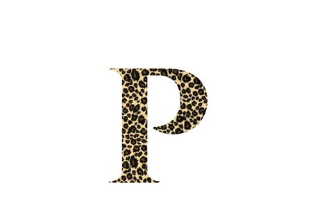 Leopard Glitter Alphabet Png 25827518 Png