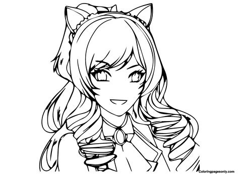 Aphmau Anime Coloring Pages Aphmau Coloring Pages Coloring Pages