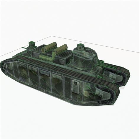3d Char 2c Tank