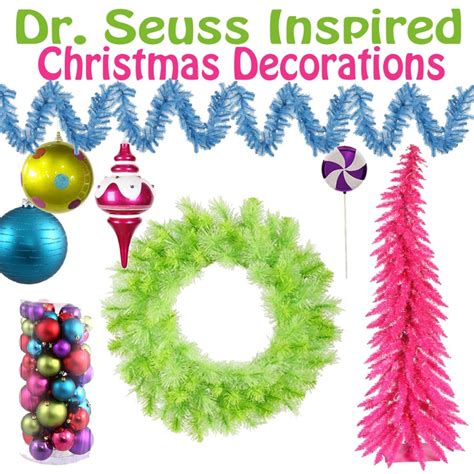 Seuss' cat in the hat that. Dr. Seuss Inspired Christmas Decorations