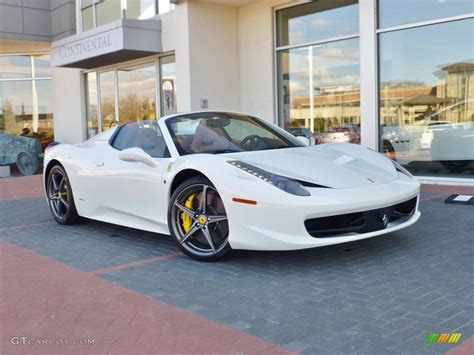 Ferrari approved, devised to ensure the quality. 2014 Bianco Avus (White) Ferrari 458 Italia #108315428 | GTCarLot.com - Car Color Galleries