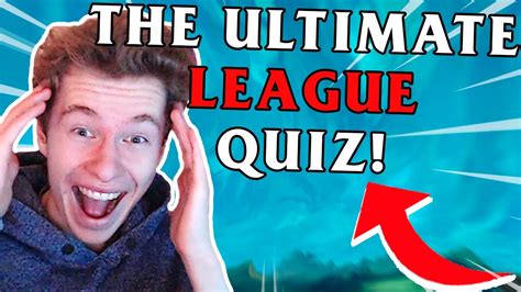 The Ultimate League Of Legends Quiz Youtube