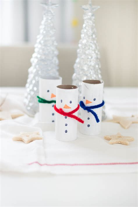 Snowman Diy Toilet Paper Roll Craft For Christmas Sugar Agenda
