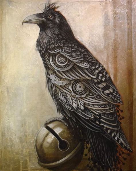 Sophie Wilkins Arts Crow Art Raven Art Steampunk Art
