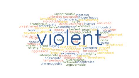 One after another, without anything different happening in between. VIOLENT: Synonyms and Related Words. What is Another Word ...