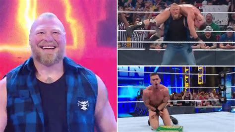 Wwe Smackdown Results Grades Brock Lesnar Destroys Theory Hours After Hot Sex Picture