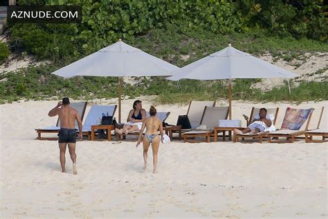 Jennifer Lopez And Alex Rodriguez At The Beach In Turks And Caicos Aznude