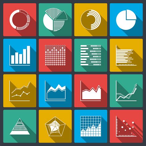 Business Icons Of Ratings Graphs And Charts 429115 Vector Art At Vecteezy