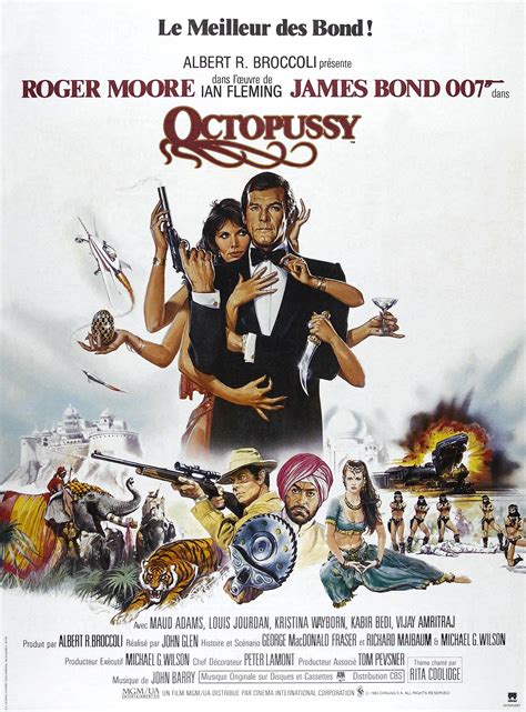Octopussy 1983 James Bond Books James Bond Movie Posters Iconic
