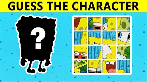 Guess The Character Cartoon Characters Quiz Guessing Game Youtube