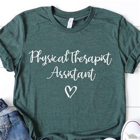 Pta Shirt Physical Therapist Assistant Shirt Physical Etsy