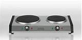 Pictures of Portable Two Burner Electric Cooktop