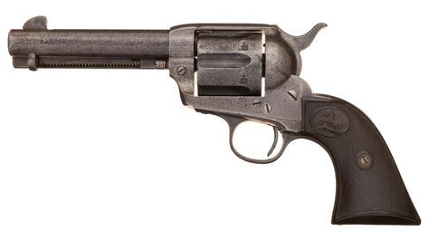 Colt Saa Revolver With Long Fluted Cylinder