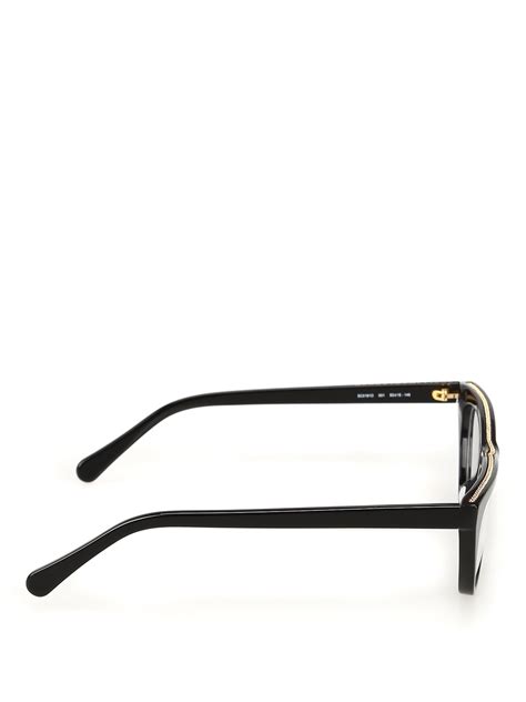 Glasses Stella Mccartney Black Acetate Eyeglasses Sc0191o001