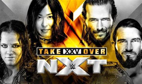 Nxt Takeover Xxv Live Results Johnny Gargano Adam Cole And Velveteen