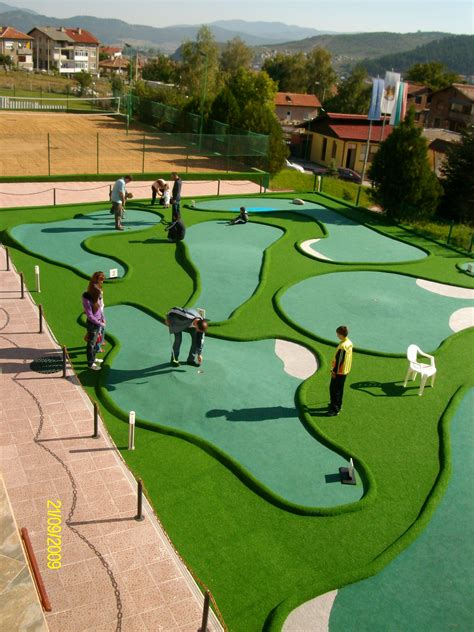 A Course We Have Build Or Made Outdoor Mini Golf Putt Putt Mini