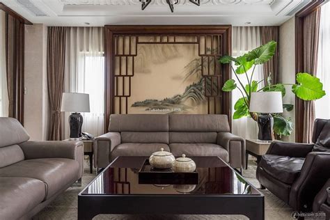 Asian Style Living Room Furniture Scandinavian House Design