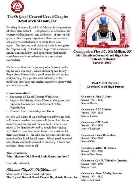 OGGC Royal Arch Masons
