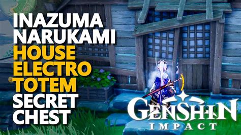 Inazuma Narukami Island House Electro Totem Genshin Impact Secret