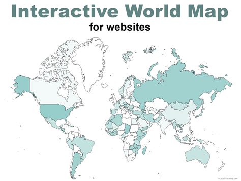 World Countries Interactive HTML5 Map for WordPress