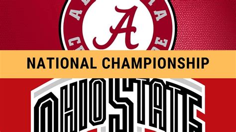 CFP National Championship Alabama Vs Ohio State Friday Report YouTube