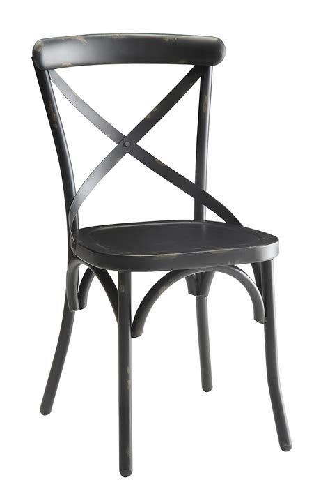 | skip to page navigation. Coaster Nagel Dining Side Chair - Dark Rustic Metal 105312 ...