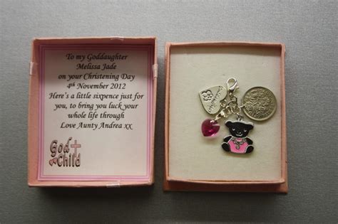 49 gifts for goddaughter ranked in order of popularity and relevancy. Personalised LUCKY SIXPENCE KEEPSAKE Christening Day Gift ...