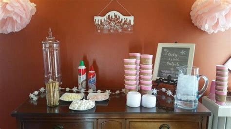 Baby Its Cold Outside Baby Shower Hot Cocoa Bar Outside Baby