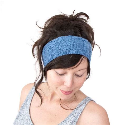 Sale Knitted Headband Wool Headband Rib Cable Knit Etsy