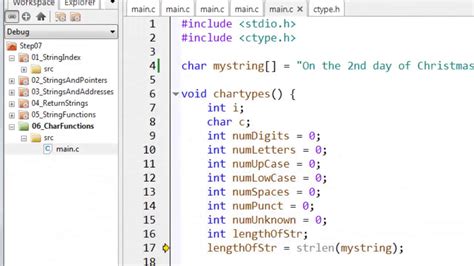 049 Char Functions Welcome To The Course C Programming Youtube