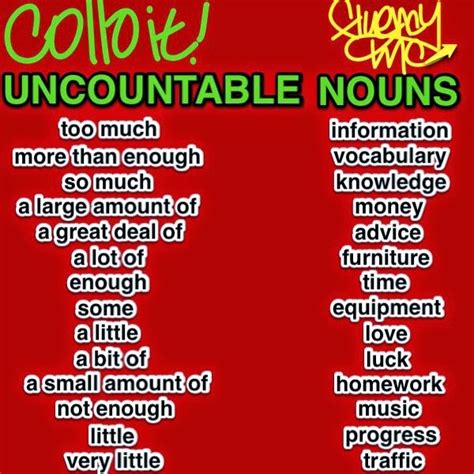 Sintético 92 Foto Countable And Uncountable Nouns With Much Many A Lot